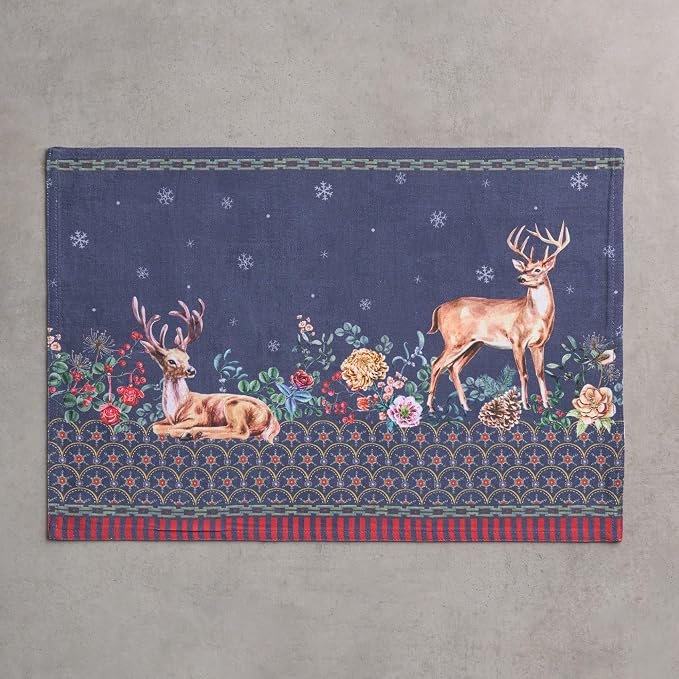 Maison d' Hermine Placemats Set of 4 Reusable 100% Cotton | Cloth Place Mats - Image 8