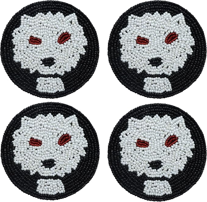 COTTON CRAFT Halloween Beaded Coasters by COTTONCRAFT