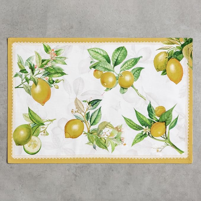 Maison d' Hermine Placemats Set of 4 Reusable 100% Cotton | Cloth Place Mats - Image 8