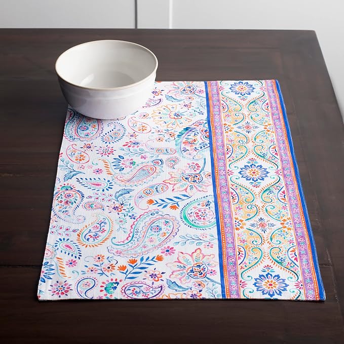 Maison d' Hermine Placemats Set of 4 Reusable 100% Cotton | Cloth Place Mats - Image 7