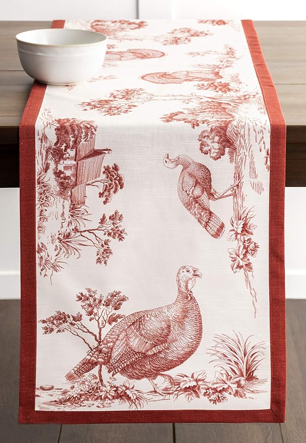 Maison d' Hermine Table Runner 100% Cotton 14.50" x 36" | Table Runners 36 - Image 9