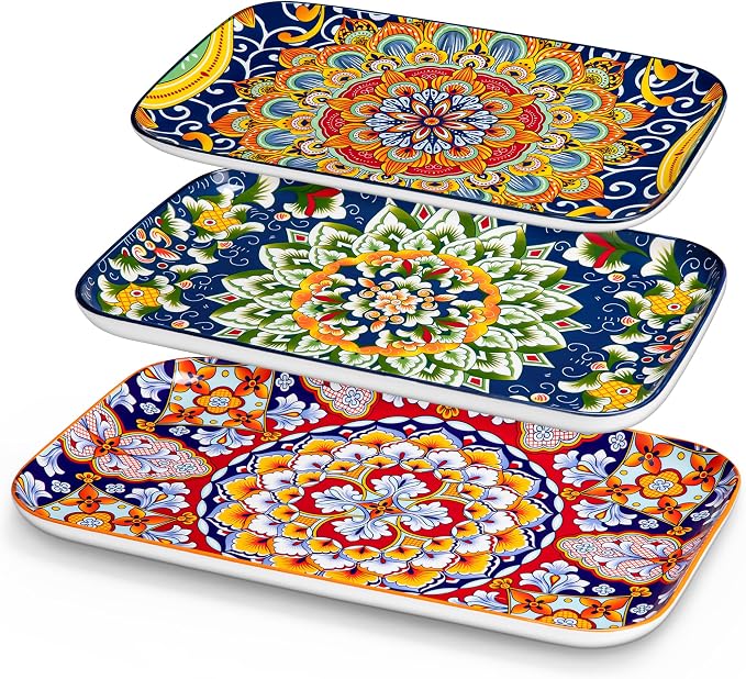 vancasso Serving Platters Set of 3, Microwave & Dishwasher Safe by vancasso