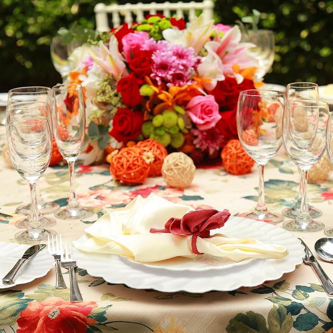 Premium Hard Plastic Round White Plates – 50 x 6” -Washable & Reusable - Image 4