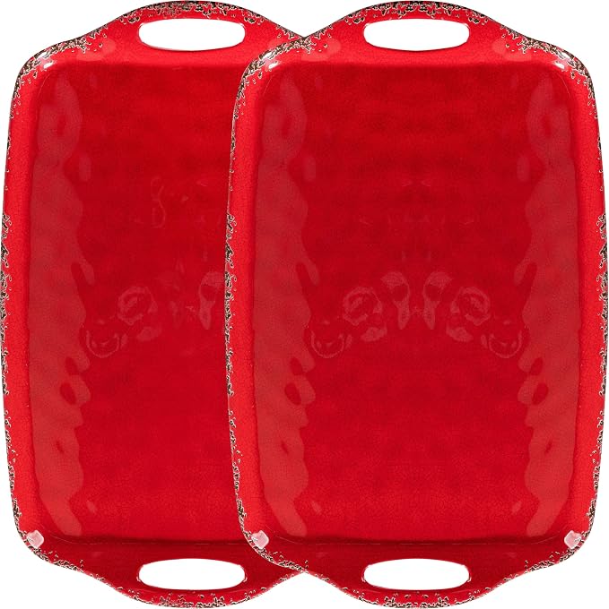 Christmas Large Melamine Serving Tray by ZAROCRUS