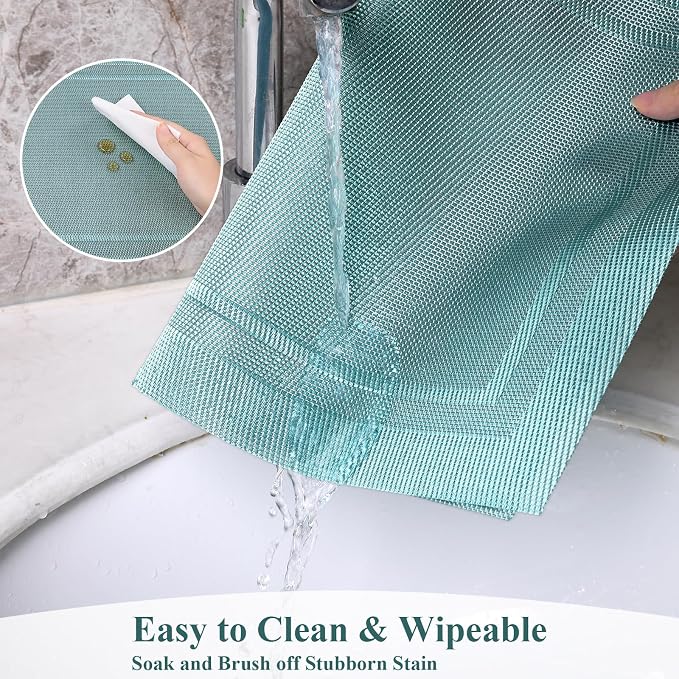 SHACOS Woven Vinyl Placemats Set of 4 Wipe Clean Place Mats - Image 6