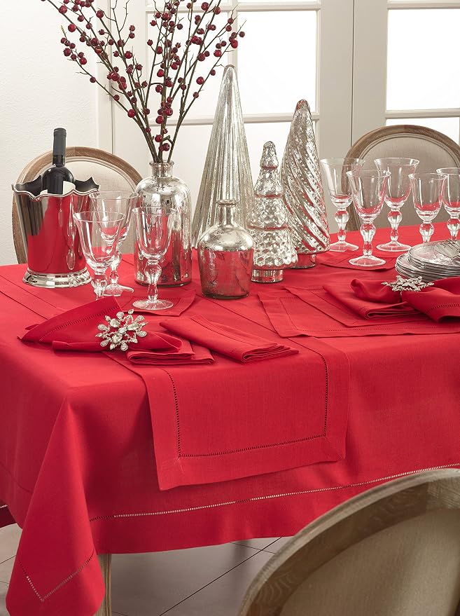 SARO LIFESTYLE Hemstitched Border Placemat - Image 3