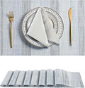 Leetaltree LightSteel Blue Placemats Set of 8 by Leetaltree-ArtatEveryTable