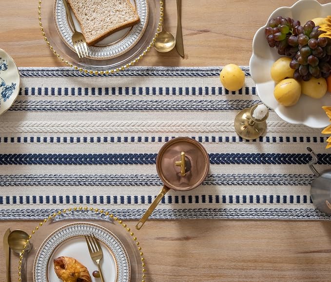 Caflife Boho Table Runner 90 Inchs Long, Dining Room Home Decor - Image 3