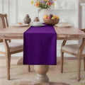 MEANMOY Purple Table Runner 36 Inches Long Waterproof Table Runners | Washable by MEANMOY
