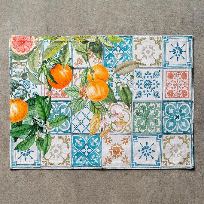 Maison d' Hermine Placemats Set of 4 Reusable 100% Cotton | Cloth Place Mats - Image 8
