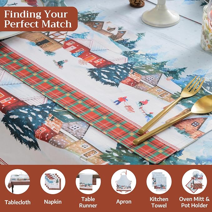 Maison d' Hermine Placemats Set of 4 Reusable 100% Cotton | Cloth Place Mats - Image 4