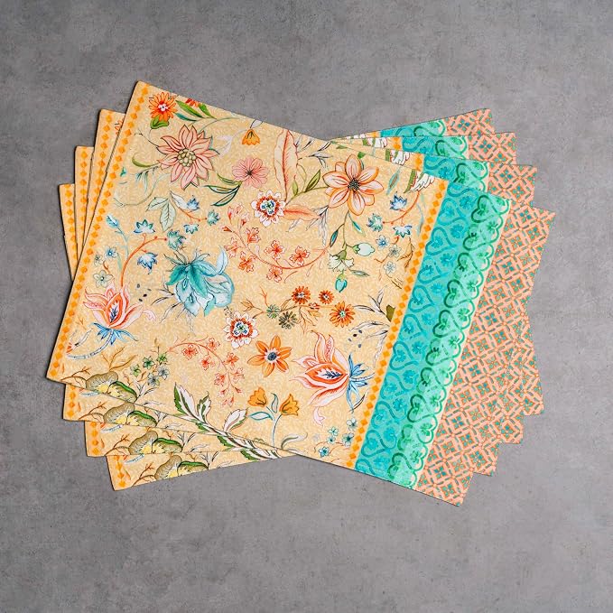 Maison d' Hermine Placemats Set of 4 Reusable 100% Cotton | Cloth Place Mats - Image 9