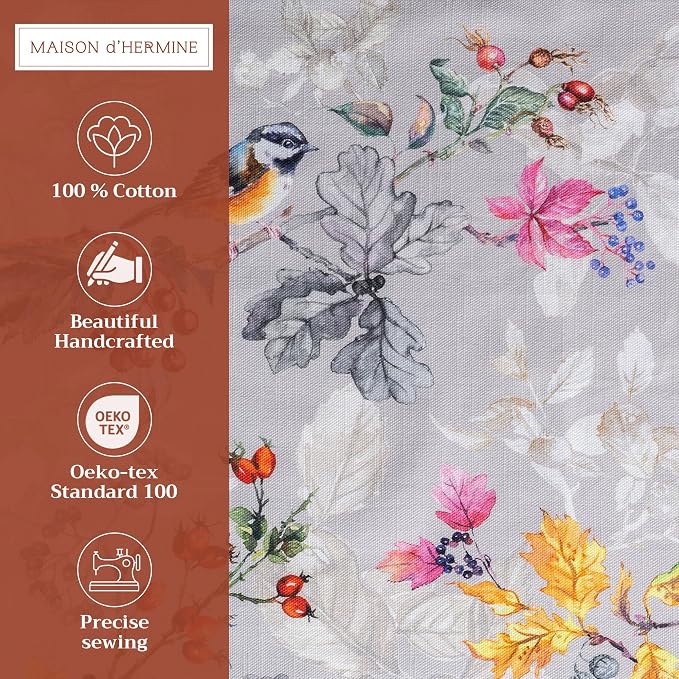 Maison d' Hermine Placemats Set of 4 Reusable 100% Cotton | Cloth Place Mats - Image 2