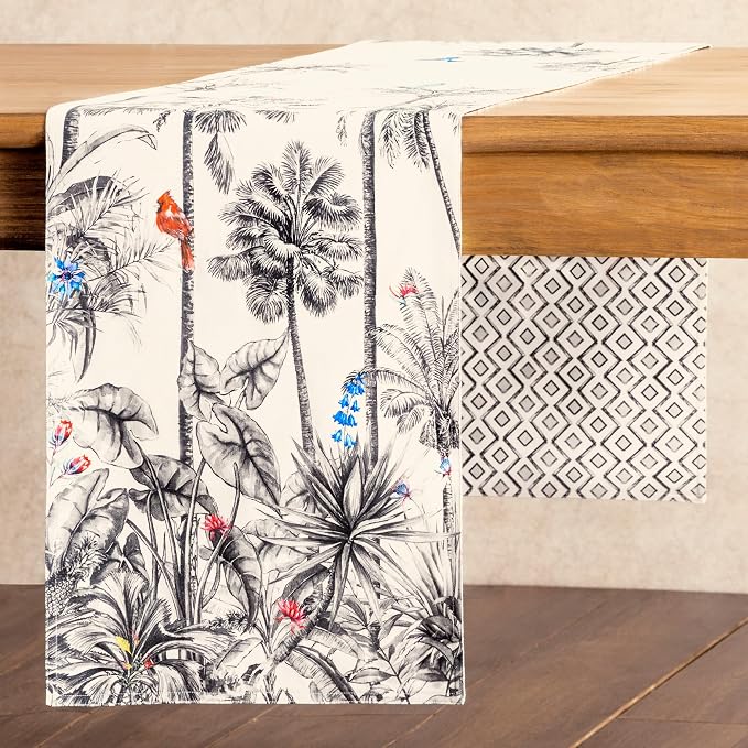 Maison d' Hermine Table Runner 100% Cotton 14.50" x 108" | Table Runners 108 - Image 8