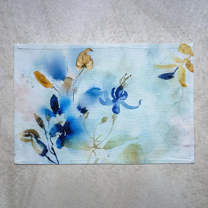 Maison d' Hermine Placemats Set of 4 Reusable 100% Cotton | Cloth Place Mats - Image 8