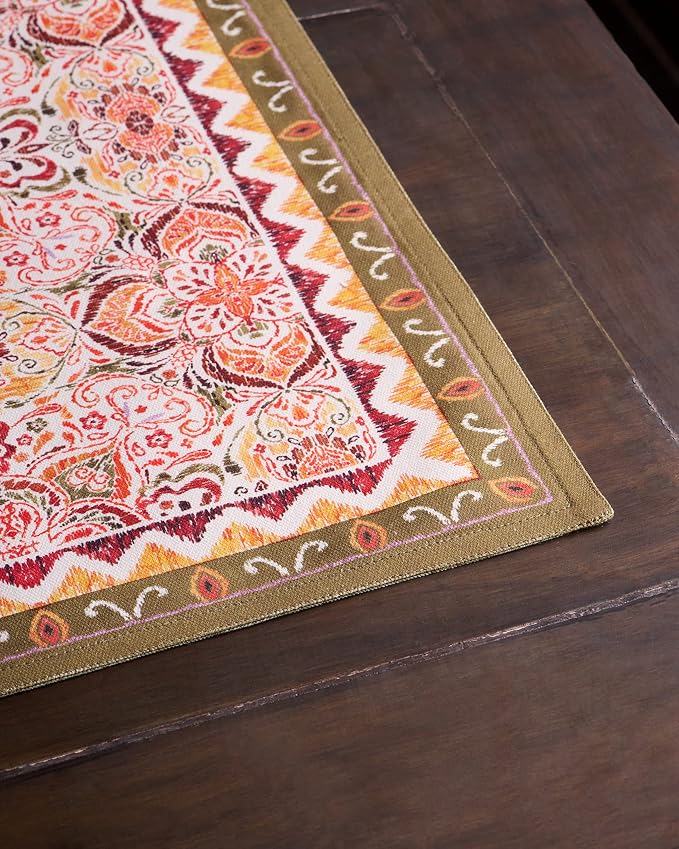 Maison d' Hermine Placemats Set of 4 Reusable 100% Cotton | Cloth Place Mats - Image 7