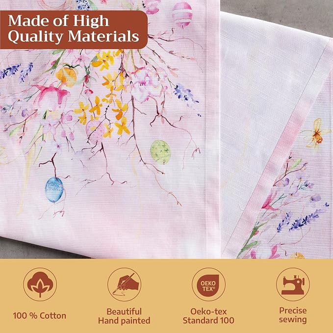 Maison d' Hermine Table Runner 100% Cotton 14.50" x 72" | Table Runners 72 - Image 3
