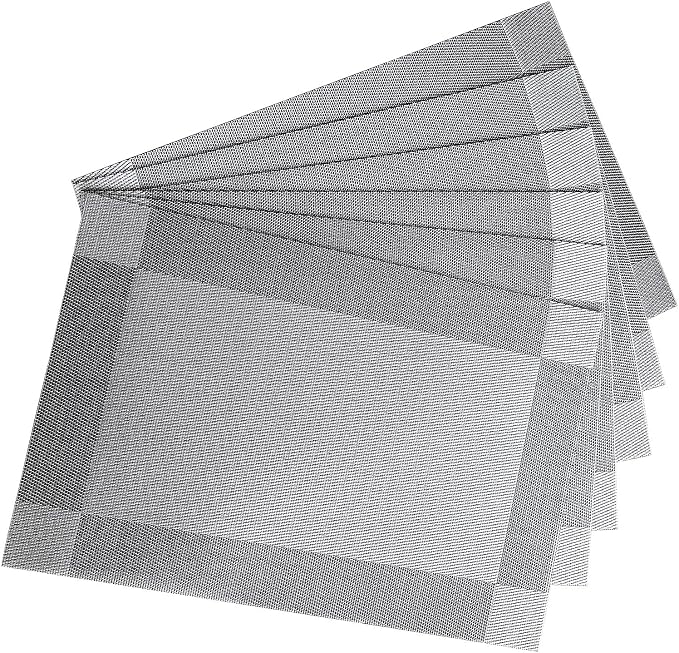 Table Placemats Dining Table Place Mats Set of 6 Heat Resistant Insulation - Image 3