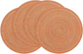 SHACOS Round Placemats Set of 4 Woven Braided Place Mats Table Placemats 15 by SHACOS