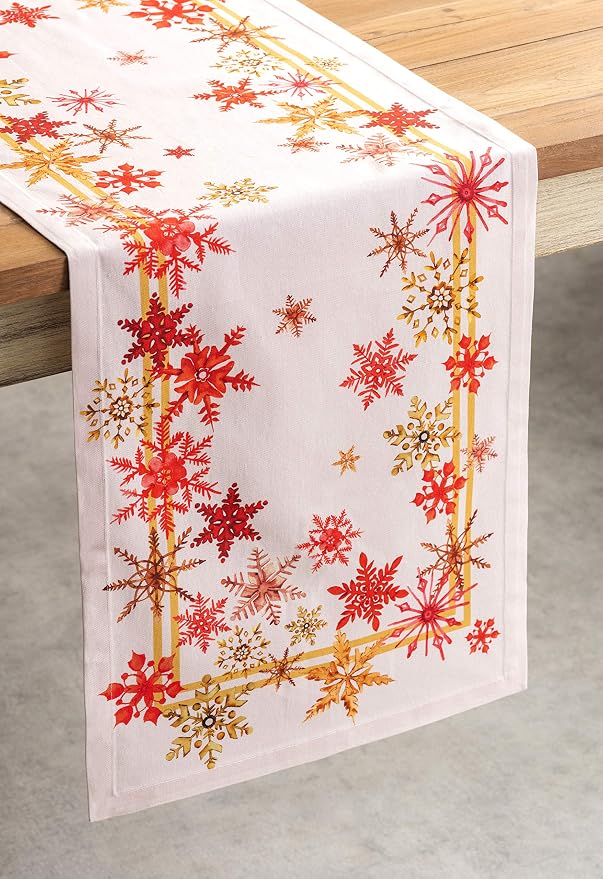 Maison d' Hermine Table Runner 100% Cotton 14.50" x 48" | Table Runners 48 - Image 5