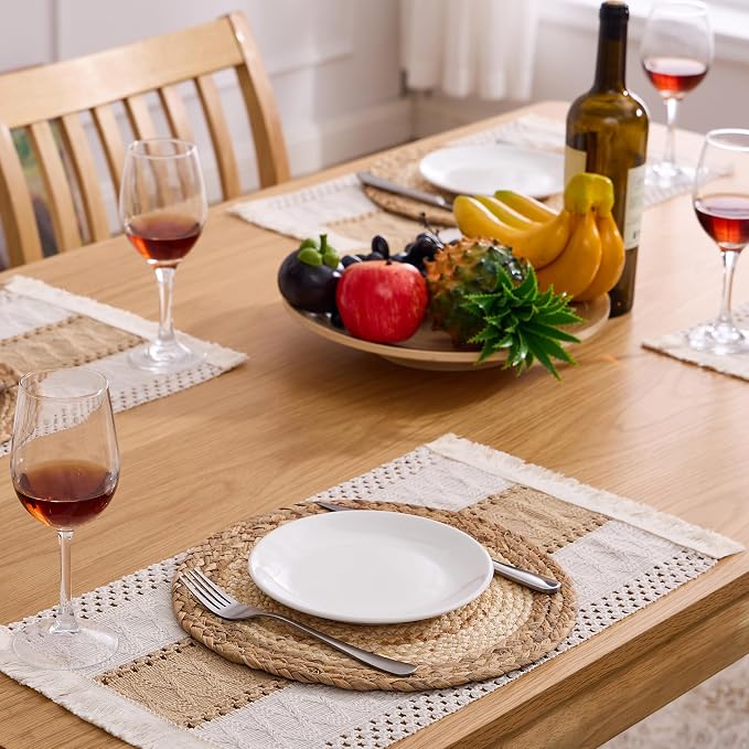 Handmade Boho Placemats Set of 6 - Image 3