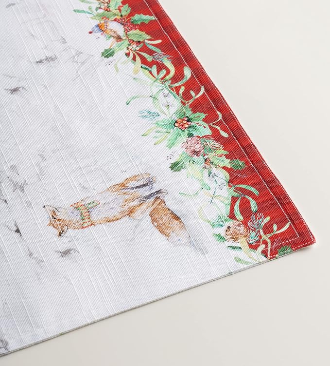 Maison d' Hermine Placemats Set of 4 Reusable 100% Cotton | Cloth Place Mats - Image 8