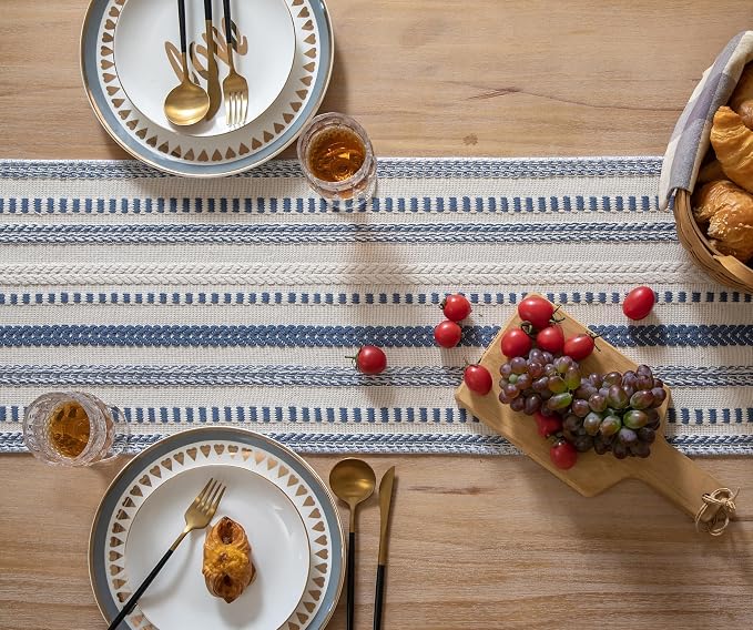 Caflife Boho Table Runner 72 Inchs Long, Dining Room Home Decor - Image 3