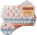 Maison d' Hermine Placemats Set of 4 Reusable 100% Cotton | Cloth Place Mats by MaisondHermine