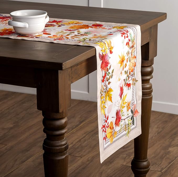 Maison d' Hermine Table Runner 100% Cotton 14.50" x 90" | Table Runners 90 - Image 6