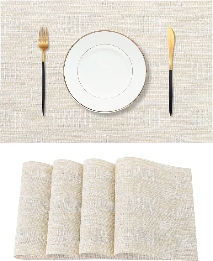 Leetaltree Wheat Placemats Set of 4 by Leetaltree-ArtatEveryTable