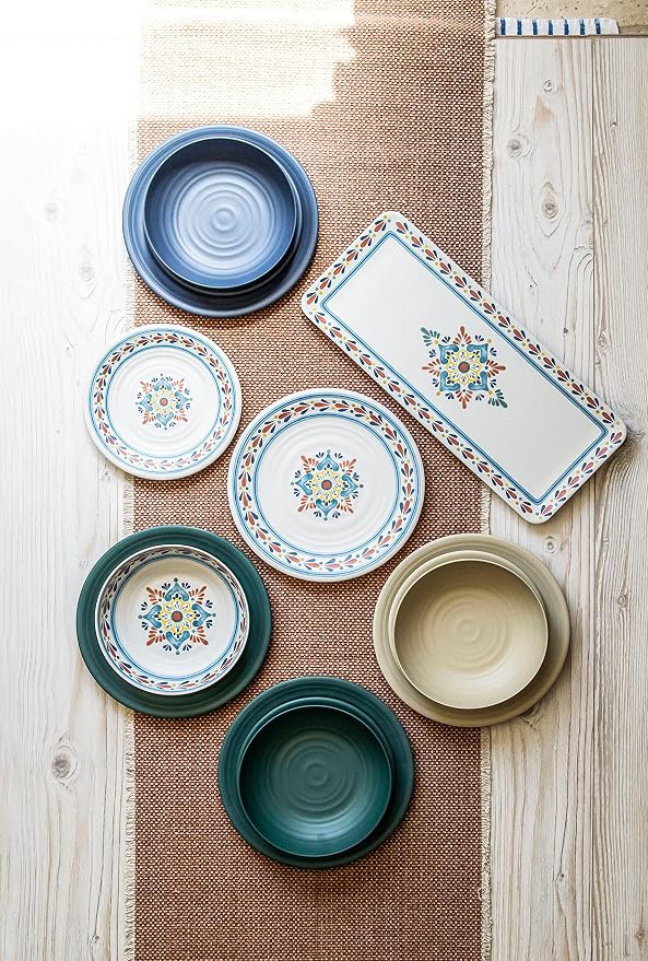 Matte Artisan 10.5'' Durable Planta Dinner Plates, Shatter-Resistant and - Image 6