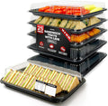 25 Pack Catering Trays with Lids – 13" Serving Tray with Lid, Heavy Duty by Unknown