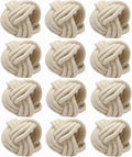 ALPHA Living HOME Handcrafted Napkin Rings Set of 12 by ALPHALivingHOME