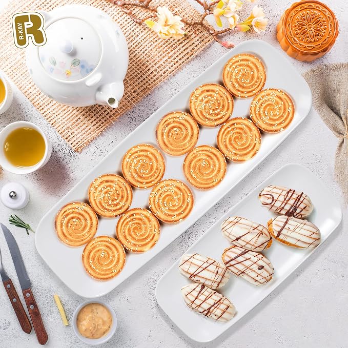 R-kay 4 Pack Plastic Serving Trays - Image 4