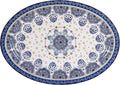 Bico Blue Talavera Ceramic 16 inch Oval Platter, Microwave & Dishwasher Safe by Bico