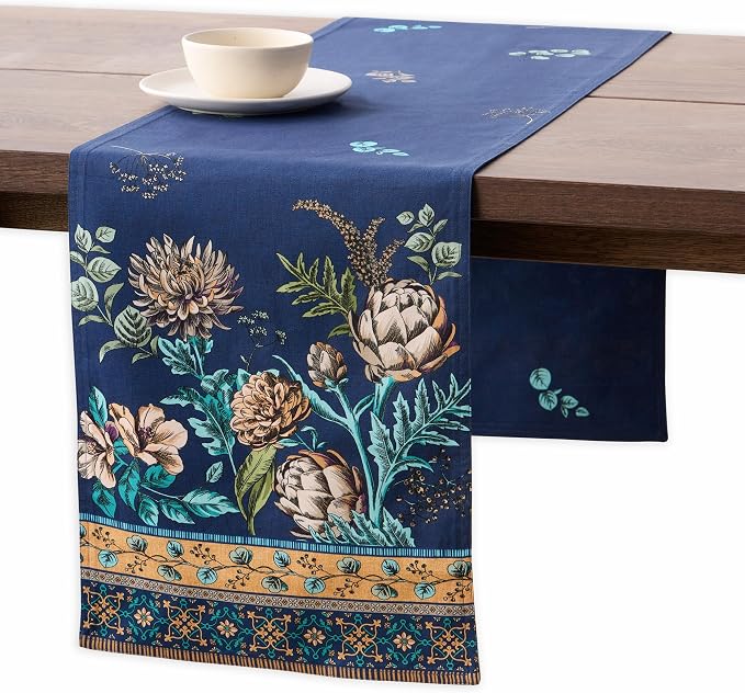 Maison d' Hermine Table Runner 100% Combed Cotton 14.5"x108" | Table Runners by MaisondHermine