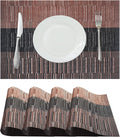 Table Placemats Dining Table Place Mats Set of 4 Heat Resistant Insulation by Yiaizhuo