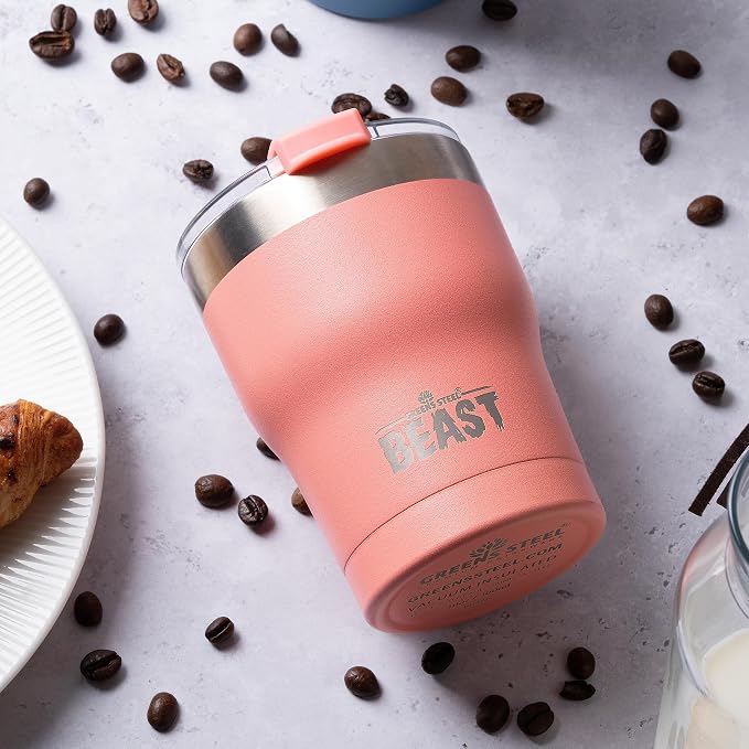 Beast 10 oz Tumbler Stainless Steel Vacuum Insulated Coffee Ice Cup Double Wall - Image 4