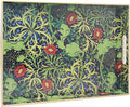 15.8" x 11.8" Navy Green Plastic Serving Tray by Unknown