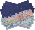 Maison d' Hermine Placemats Set of 4 Reusable 100% Cotton | Cloth Place Mats by MaisondHermine