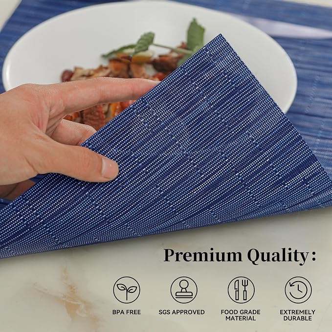 Leetaltree Blue Placemats Set of 6 - Image 2