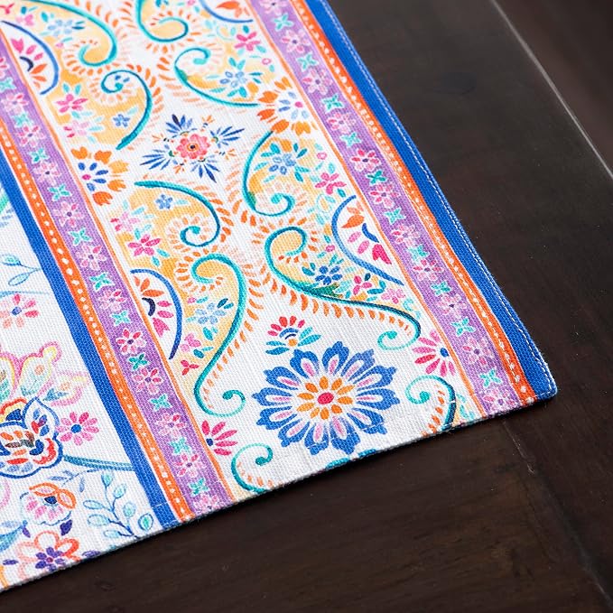 Maison d' Hermine Placemats Set of 4 Reusable 100% Cotton | Cloth Place Mats - Image 8