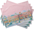 Maison d' Hermine Placemats Set of 4 Reusable 100% Cotton | Cloth Place Mats by MaisondHermine