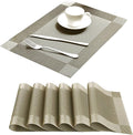 Table Placemats Dining Table Place Mats Set of 6 Heat Resistant Insulation by Yiaizhuo