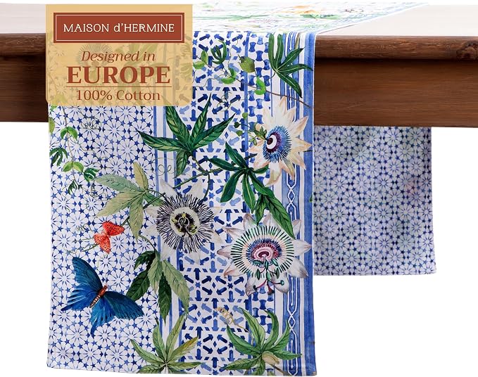 Maison d' Hermine Table Runner 100% Cotton 14.50" x 72" | Table Runners 72 by MaisondHermine