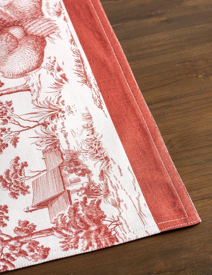Maison d' Hermine Placemats Set of 4 Reusable 100% Cotton | Cloth Place Mats - Image 7
