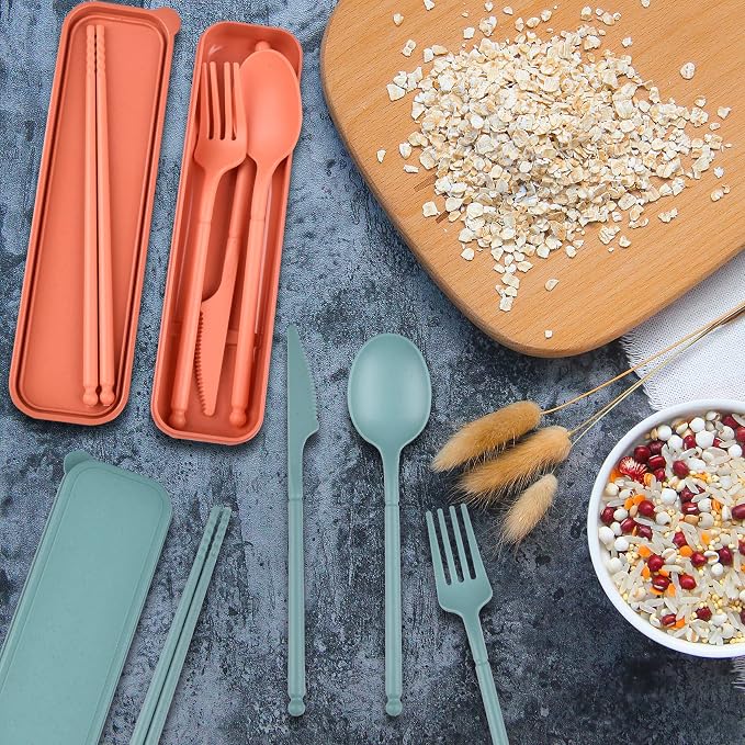 Travel Utensils, Reusable Utensils Set - Image 7