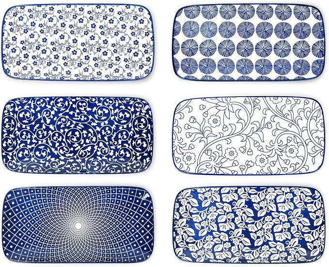 Selamica Ceramic Serving Platters, 12 Inch Serving Trays by Selamica