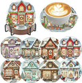 Ekuxom 8 PCS Diamond Art Coasters Kits-Store Diamond Painting Coasters Kits | by Ekuxom