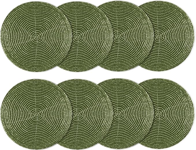 COTTON CRAFT Glitz Handmade Beaded Coaster by COTTONCRAFT
